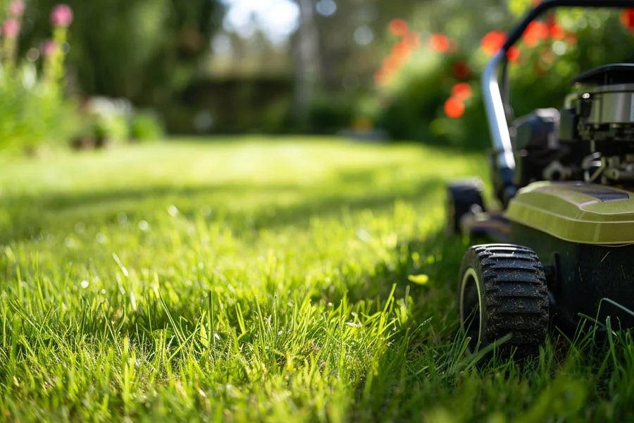 self propelled battery mower