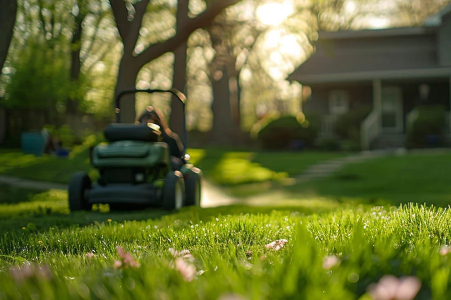 cordless electric lawnmower